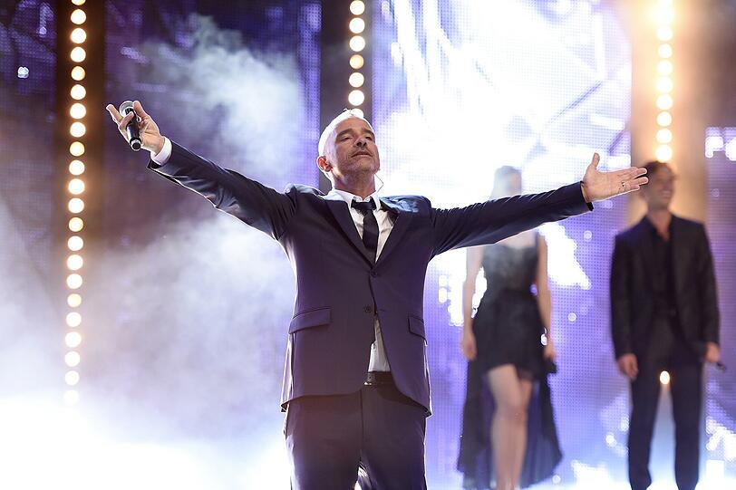 Eros Walter Luciano Ramazzotti Molina oder kurz Eros Ramazzotti bei seinem Auftritt am Wörthersee.