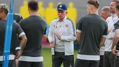 Letztes Bayern-Training unter Jupp Heynckes an der Säbener Straße.