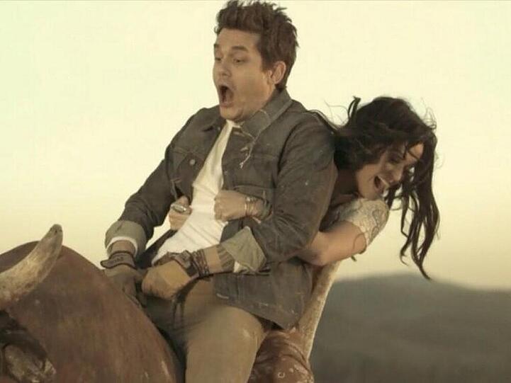Hatten sichtlich Spaß: John Mayer und Katy Perry
