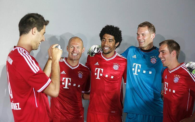 Weitere Fotos vom Bayern-Foto-Shooting.