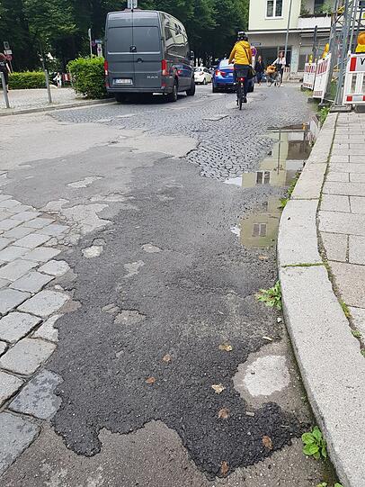 Fahren auf der Fahrradstraße? Hier schwierig. (Archiv)
