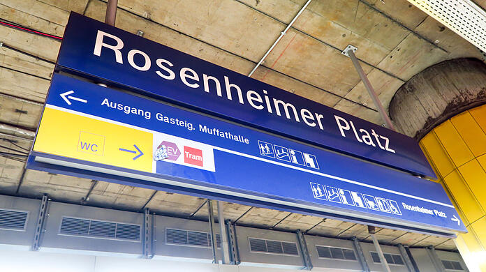 S-Bahn-Station Rosenheimer Platz: Die Bahn will im nächsten Bauabschnitt auf der Zwischenebene auch Boden, Decken, Wände, Treppen und Rolltreppen und die derzeit leerstehende Ladeneinheit erneuern.