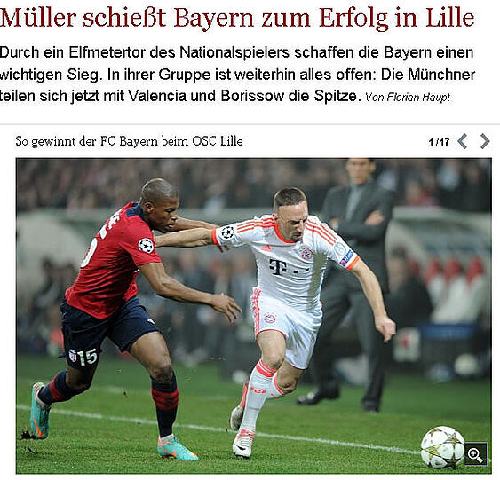 Internationale Stimmen: Bayern gegen Lille: Die Pressestimmen - FC Bayern - Abendzeitung München