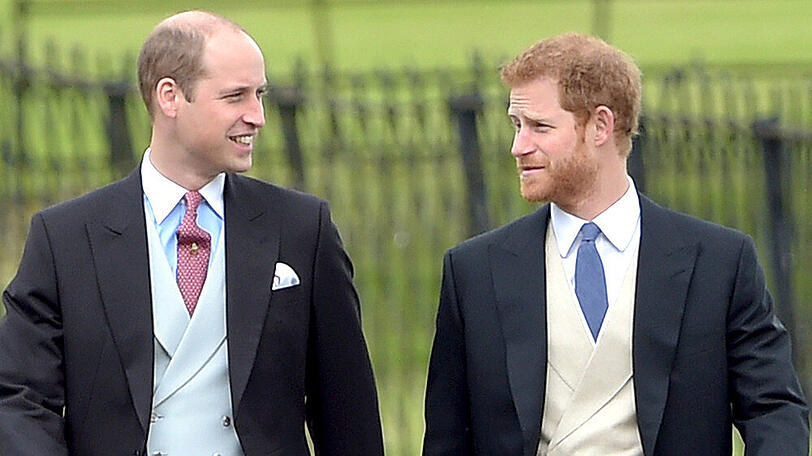 William (l.) und Harry sind sich offenbar wieder nähergekommen