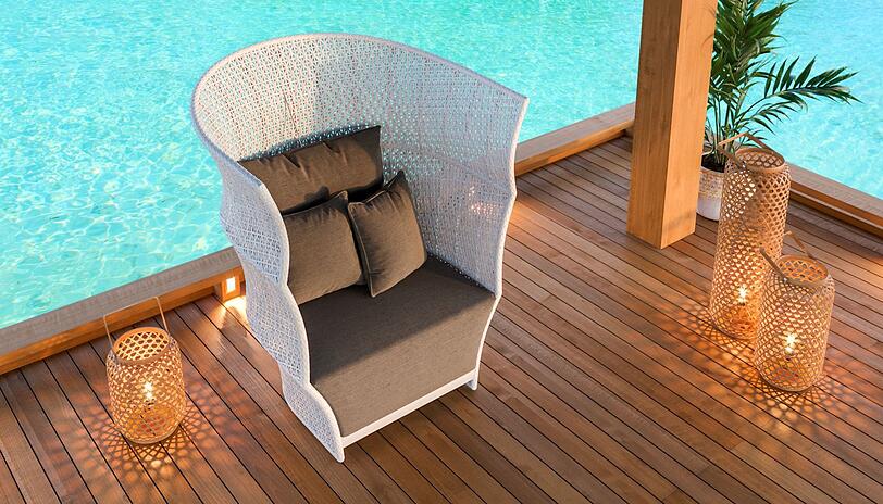 Das Highlight für jeden Garten - der Sessel Porto.