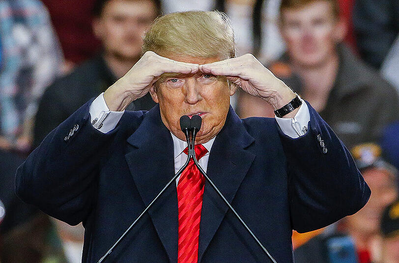Donald Trump (70), neuer US-Präsident. Vorjahr: Rang 72.