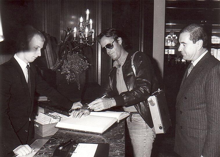 Stars im Vier Jahreszeiten: Hier Schauspieler und Regisseur Peter Fonda