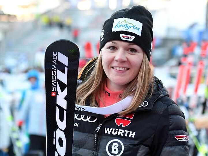 Belegte bei der Abfahrt in Gröden den fünften Platz: Michaela Wenig.
