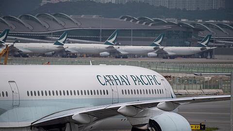 Der Flug war unterwegs von der US-Stadt Boston nach Hongkong. (Symbolbild)