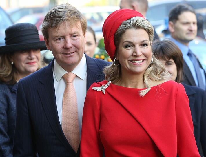 Königin Máxima und König Willem-Alexander der Niederlande bei ihrem Besuch in Hamburg