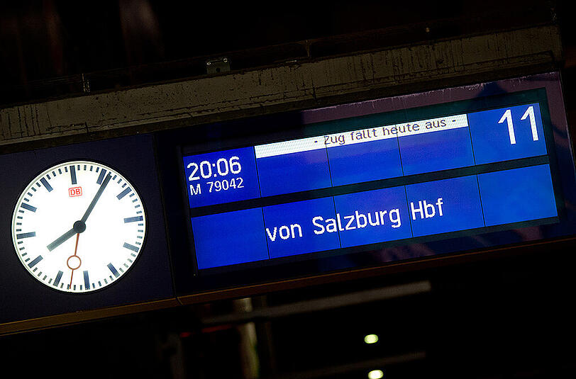 Noch bis Anfang Oktober bleibt der Zugverkehr zwischen Salzburg und München eingestellt. (Archivbild)