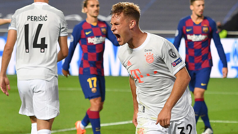 Nummer 2: Der FC Bayern um Joshua Kimmich schlägt den FC Barcelona mit 8:2! Nummer 2: Der FC Bayern um Joshua Kimmich schlägt den FC Barcelona mit 8:2!
