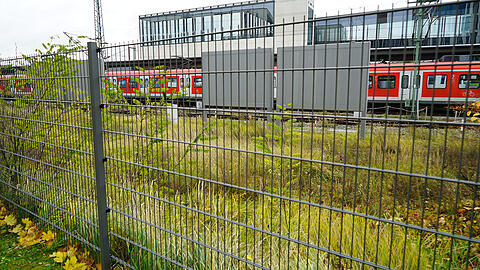 S-Bahn Stammstrecke Zaun eingezäunt S-Bahn-Stammstrecke Gleise Relaunch