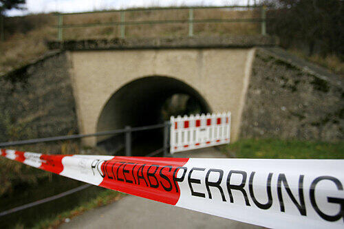 Tatort: das "Mausloch" im Ansbacher Westen.