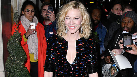 Cate Blanchett weiß ihre schlanke Silhouette in Szene zu setzen