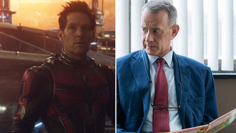 Paul Rudd (li.) und Tom Hanks kommen im Februar in denkbar unterschiedlichen Rollen ins Kino. Paul Rudd (li.) und Tom Hanks kommen im Februar in denkbar unterschiedlichen Rollen ins Kino.
