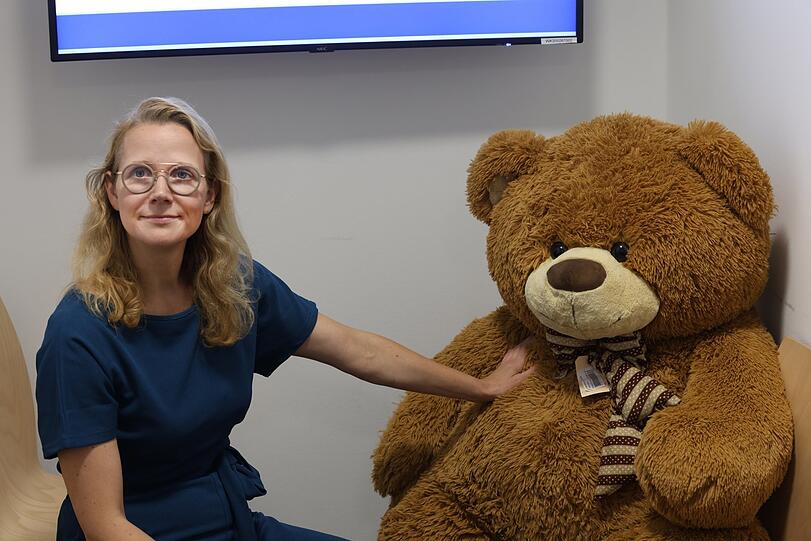 Der arme Teddy "Balu" wartet im KVR noch auf seine Besitzer.