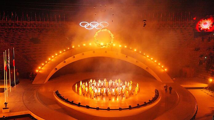 "Sch&ouml;nheit in Aktion": Die Schlussfeier in Verona wurde ihrem Motto gerecht.