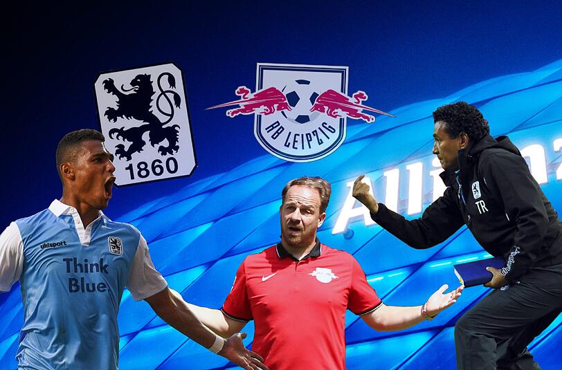Das Duell am Sonntag: Die Profis von RB Leipzig sind in der Allianz Arena zu Gast und treffen dort auf den TSV 1860.