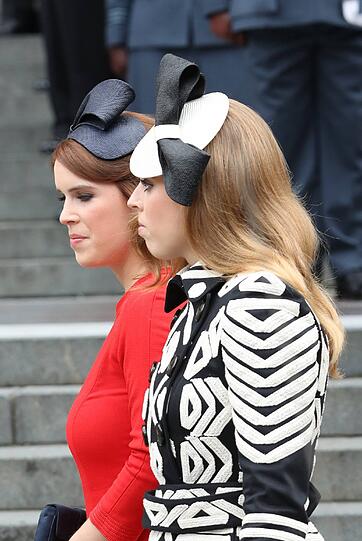 Die Prinzessinen Eugenie und Beatrice