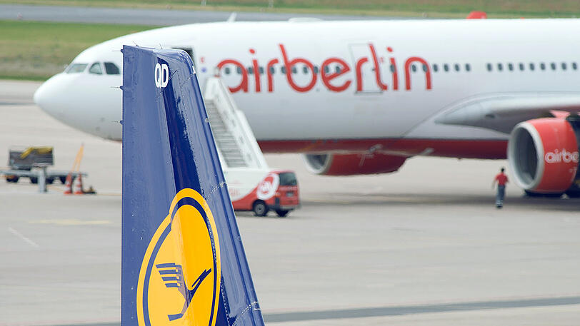 Flugausfälle bei Air Berlin: Wegen eines Streiks des Bodenpersonals fallen viele Verbindungen aus.
