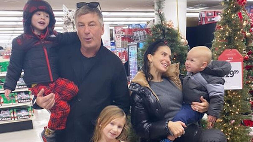 Familie Baldwins Besuch im Supermarkt