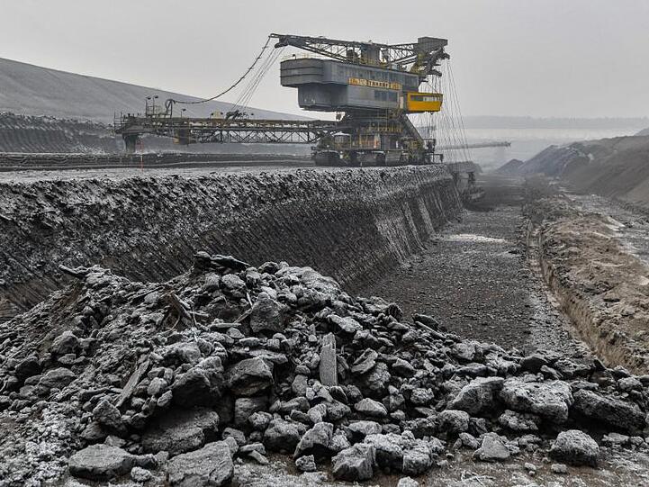 Braunkohletagebau Welzow-Süd der Lausitz Energie Bergbau AG.