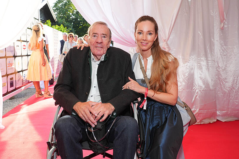 Auch beim "Bastian-Schweinsteiger-Cup" dabei: Frank und Julia Fleschenberg.