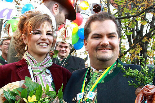 Zünftig: Das Narrhalla-Prinzenpaar Anja I. und Werner II.