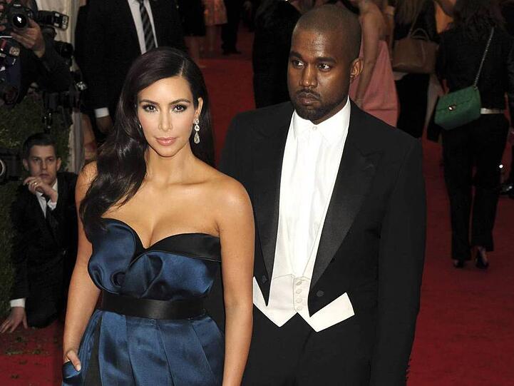 Zechpreller? Kim Kardashian und Kanye West auf dem roten Teppich