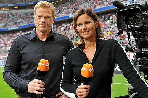 Oliver Kahn, hier in seiner Funktion als TV-Experte neben Katrin Müller-Hohenstein, hat eine sehr hohe Meinung von seinem Ex-verein FC Bayern.