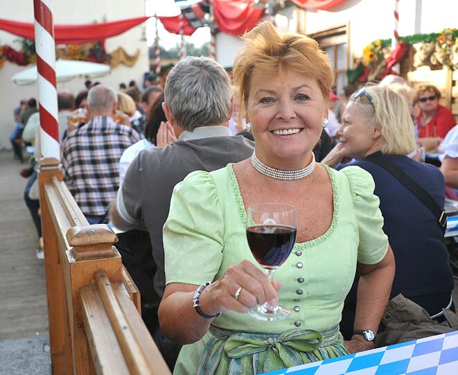"Ich bin ja nicht im Dienst." Gabriele Weishäupl ist heuer zum ersten Mal nur Gast au der Wiesn.