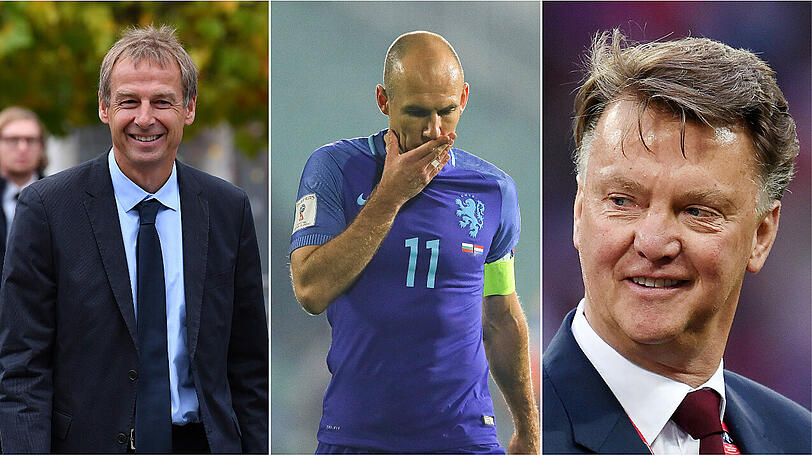 Wer übernimmt die angeschlagende Elftal? Klinsmann? Van Gaal? Oder doch Mr.X?