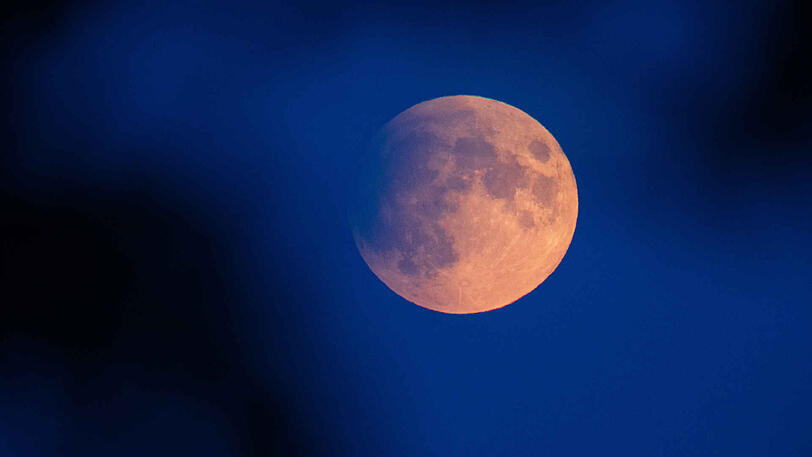 Die partielle Mondfinsternis in Schwerin.