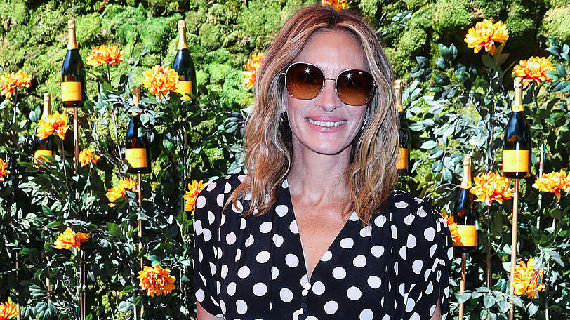 Schauspielerin Julia Roberts setzte bei ihrem jüngsten Auftritt auf Polka Dots
