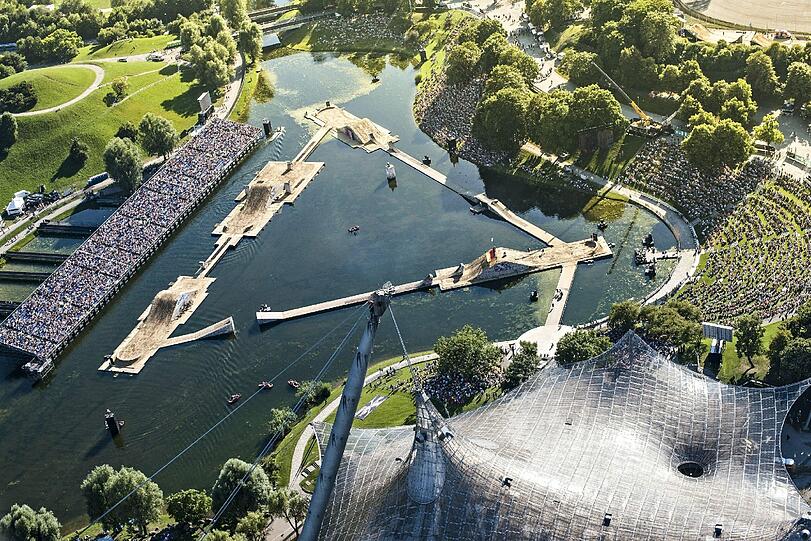 Red Bull X-Fighters im Olympiapark München.