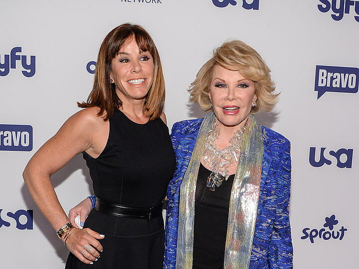 Melissa (l.) und Joan Rivers (r.) auf einem NBC-Event im Mai 2014