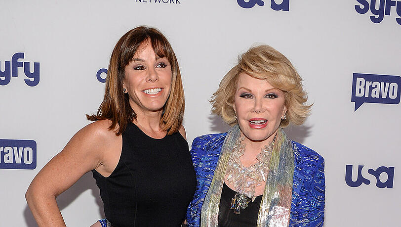 Melissa (l.) und Joan Rivers (r.) auf einem NBC-Event im Mai 2014