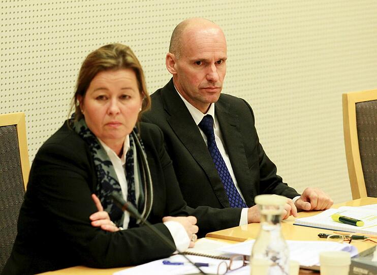 Breiviks Strafverteidiger Geir Lippestad im Gerichtssaal.