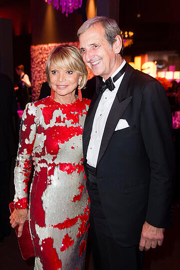 Uschi Glas mit ihrem Lebensgefährten Dieter Hermann