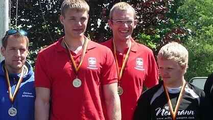 Benno Berberich und Maël Rengel aus der kanu-Abteilung des MTV gewannen in Kassel die Deutsche Meisterschaft im Kanu-Rennsport-Marathon über 32,3 Kilometer.