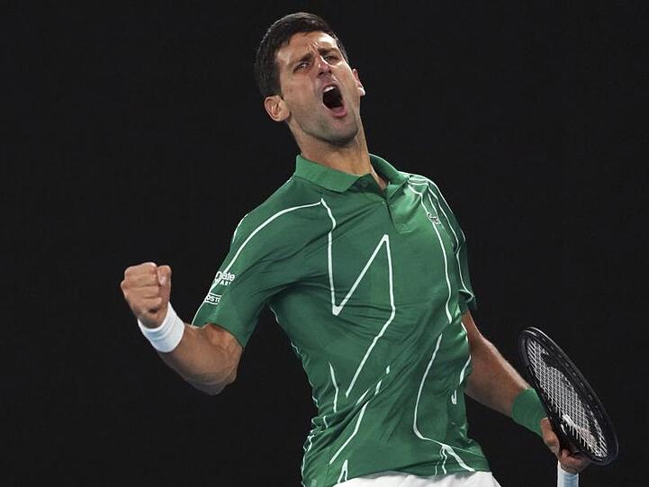 Spielt mit Roger Federer um den Finaleinzug der Australian Open: Novak Djokovic.