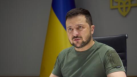 Der ukrainische Präsident Wolodymyr Selenskyj ist vom IOC enttäuscht.