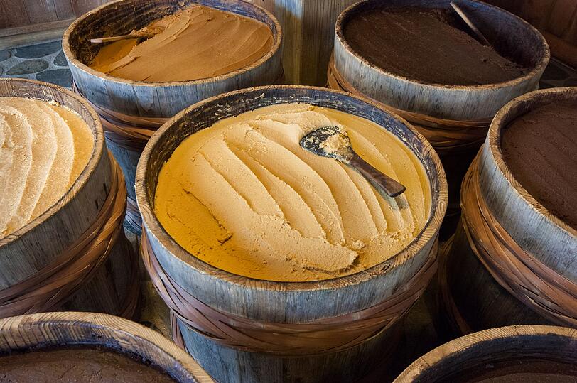 Miso enth&auml;lt zwar Salz, doch wegen der gesunden Milchs&auml;urebakterien, Vitamine und Enzyme ist Miso sehr viel besser vertr&auml;glich als reines Salz. Dabei kann man bei einer salzarmen Ern&auml;hrung auch auf das helle Shiro Miso zur&uuml;ckgreifen, denn diese Variante enth&auml;lt weitaus weniger Salz als andere, dunklere Miso-Pasten - die l&auml;nger fermentiert wurden.