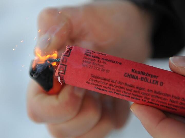 Knallkörper der Klasse 2: Möglichst laut soll es sein.