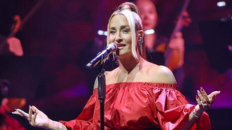 Sarah Connor an einem Weihnachtskonzert im Jahr 2022 in Berlin.