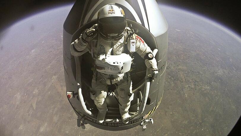 Die Kapsel wird die Höhe erreichen, aus der Felix Baumgartner vor genau einem Jahr sprang.