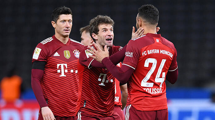 Gegen Hertha BSC sprühten die Bayern nur so vor Spielfreude.