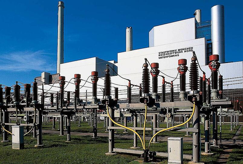 Der Strom wird in München zum 1. Juni teurer. Auch im Heizkraftwerk Nord wird Strom produziert.