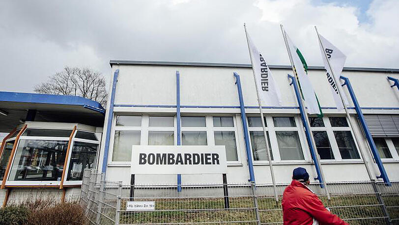 Ein Werksgebäude des Waggonherstellers Bombardier in Görlitz. Ein Werksgebäude des Waggonherstellers Bombardier in Görlitz.